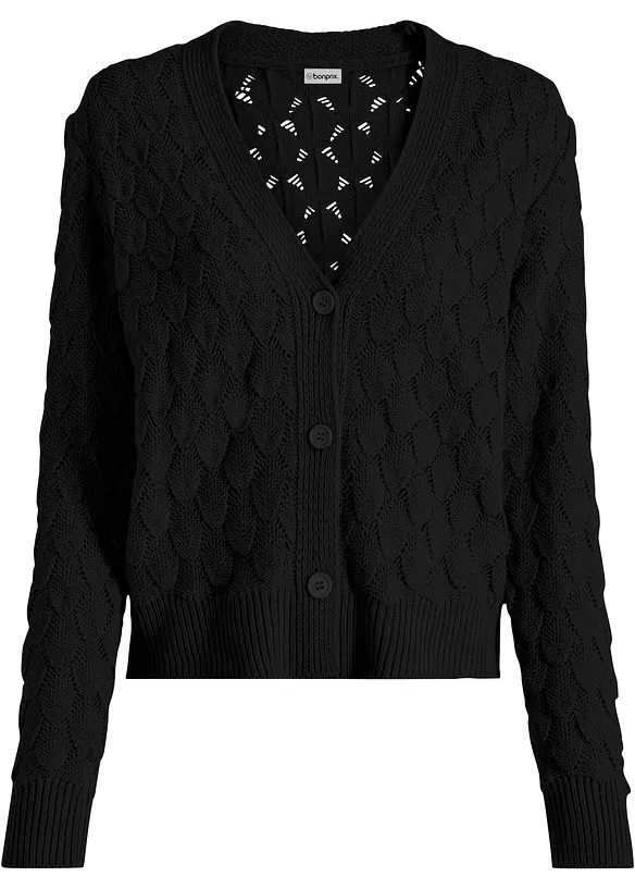 Cardigan traforato, bonprix