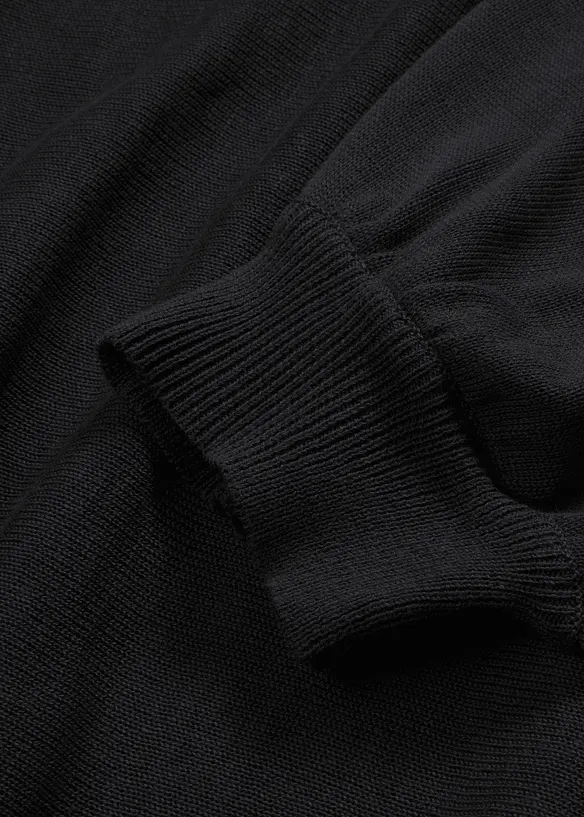 Maglione in filato fine di misto cotone, bonprix