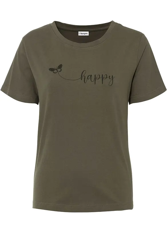 T-shirt in puro cotone, bonprix