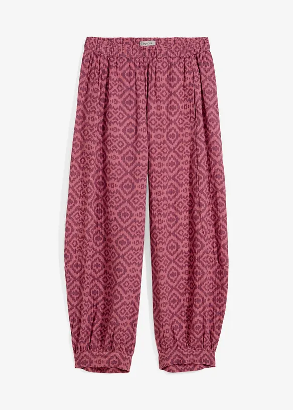 Pantaloni alla turca in puro cotone, bonprix