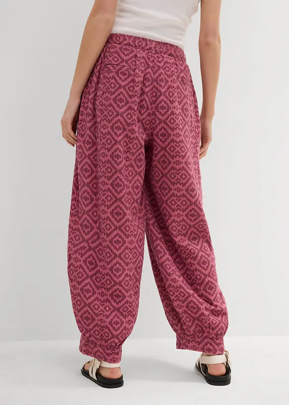 Pantaloni alla turca in puro cotone, bonprix