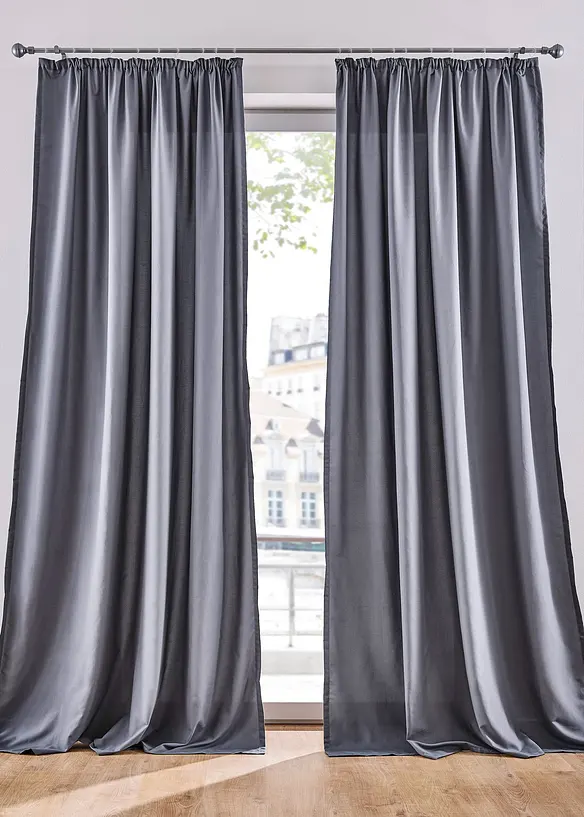 Tenda di facile cura in microfibra (pacco da 2), bonprix
