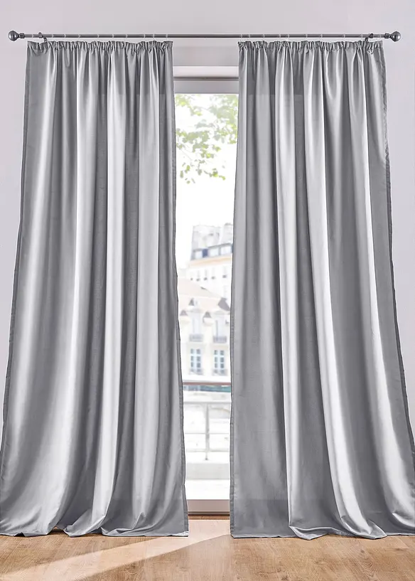 Tenda di facile cura in microfibra (pacco da 2), bonprix