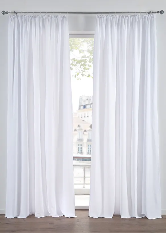 Tenda di facile cura in microfibra (pacco da 2), bonprix