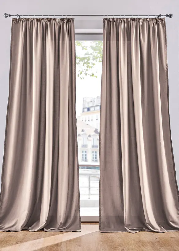 Tenda di facile cura in microfibra (pacco da 2), bonprix
