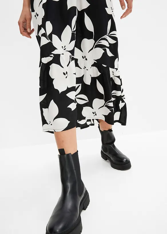 Abito lungo in viscosa fluida, bonprix