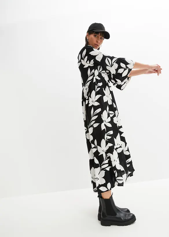 Abito lungo in viscosa fluida, bonprix