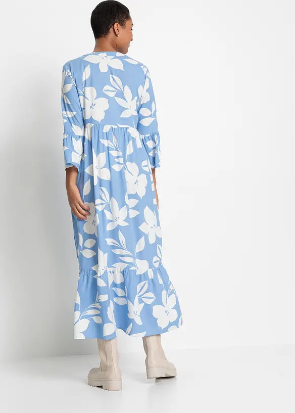 Abito lungo in viscosa fluida, bonprix