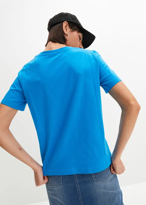 T-shirt in puro cotone, bonprix