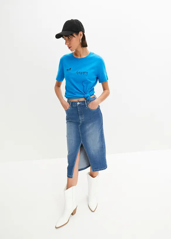 T-shirt in puro cotone, bonprix