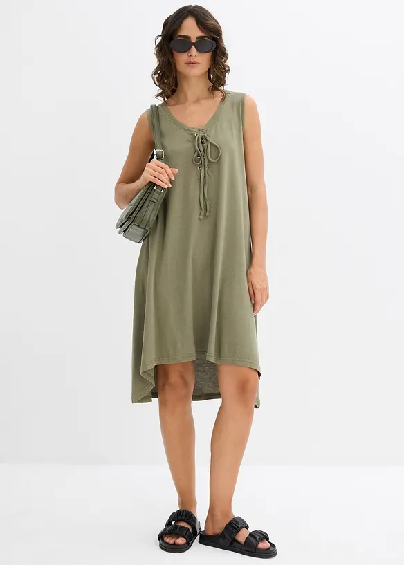 Abito di jersey con laccetto intrecciato, bonprix