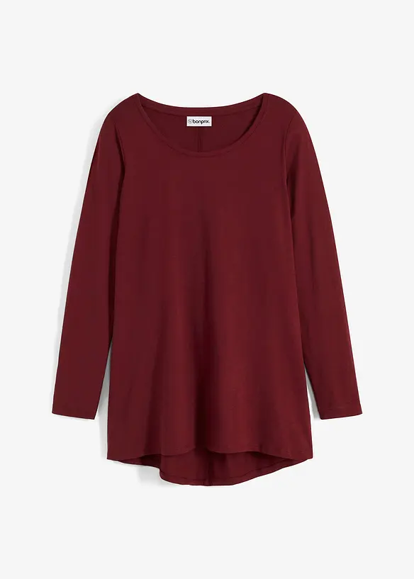 Maglia a maniche lunghe in puro cotone, bonprix