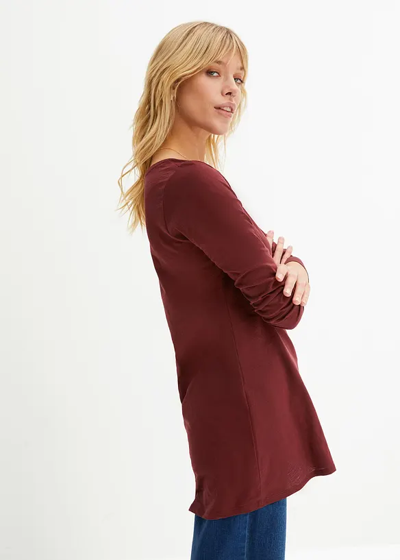 Maglia a maniche lunghe in puro cotone, bonprix