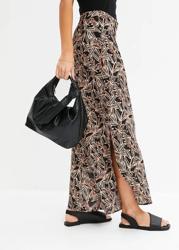 Pantaloni a palazzo con spacchi, bonprix