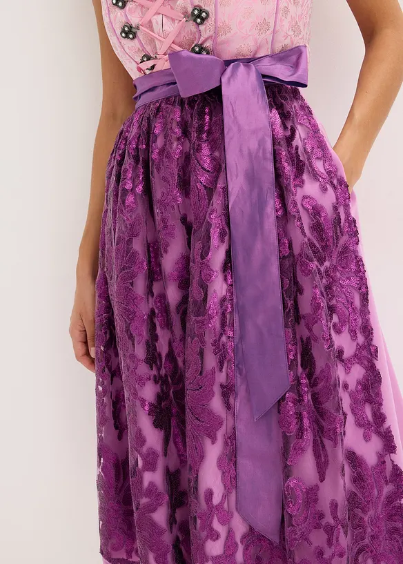 Abito bavarese con grembiule (set 2 pezzi), bonprix