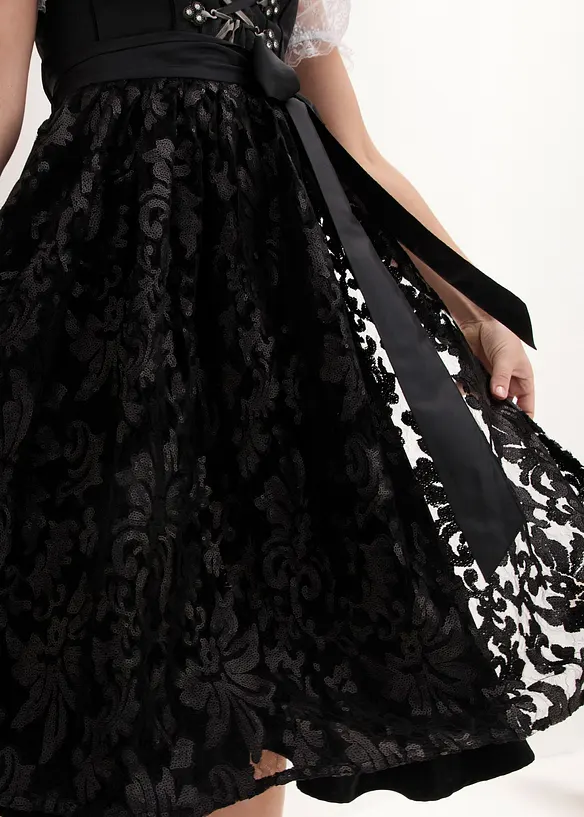 Abito bavarese con grembiule (set 2 pezzi), bonprix