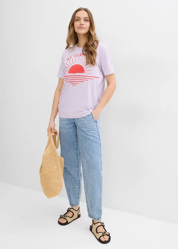 Maglia pr&eacute;maman / da allattamento in cotone biologico, bonprix