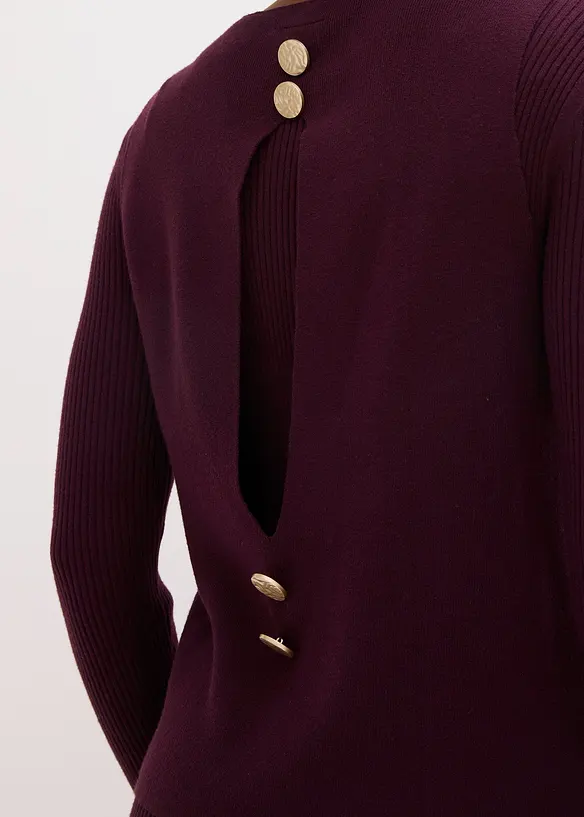 Abito in maglia e sottogiacca (set 2 pezzi), bonprix