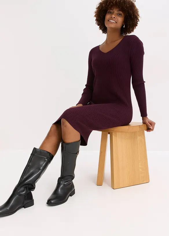 Abito in maglia e sottogiacca (set 2 pezzi), bonprix