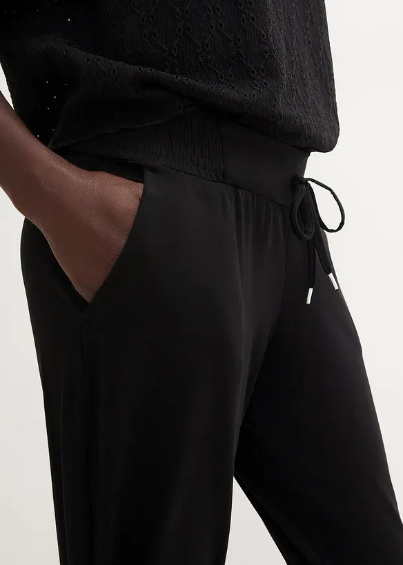 Pantaloni in jersey di misto cotone, bonprix