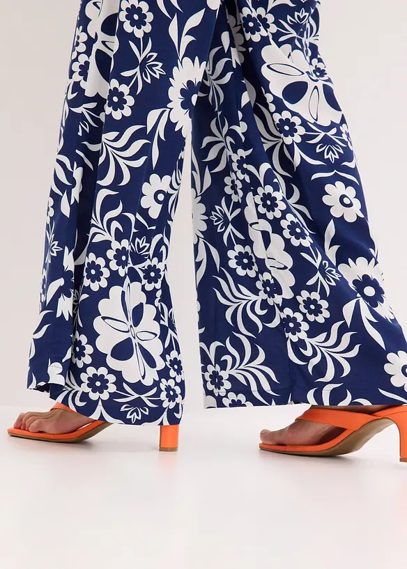 Pantaloni larghi in viscosa fluida, bonprix