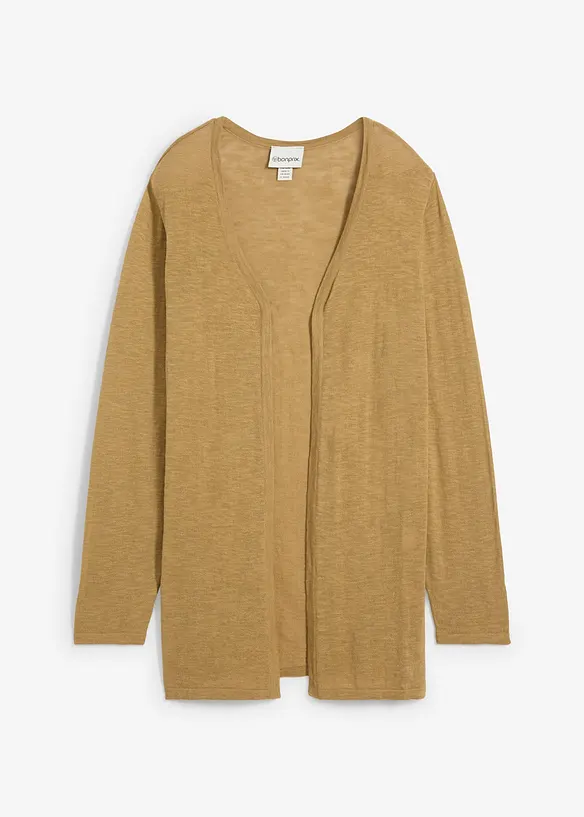 Cardigan in puro cotone fiammato leggero, bonprix