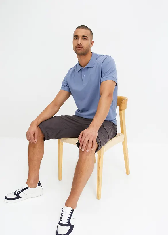 Bermuda cargo in puro cotone, regular fit, bonprix