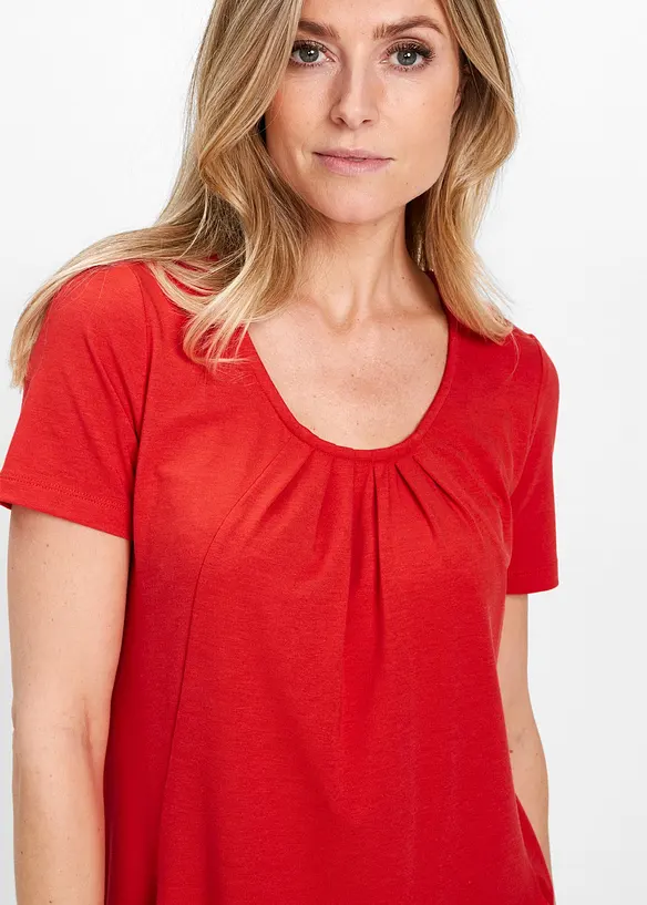 Maglia lunga con viscosa, bonprix