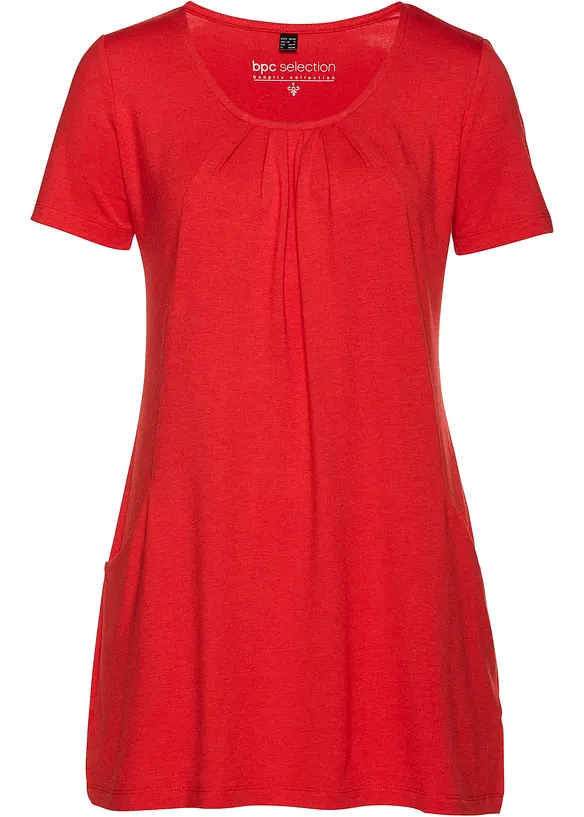 Maglia lunga con viscosa, bonprix