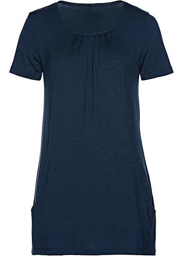 Maglia lunga con viscosa, bonprix