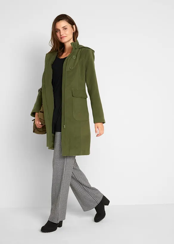 Maglia a maniche lunghe in misto cotone e viscosa, bonprix