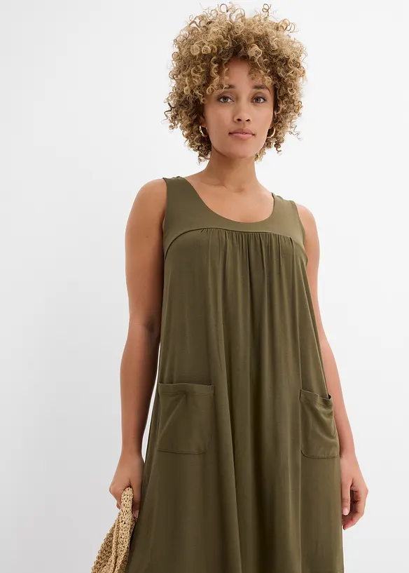 Abito corto in jersey di viscosa morbida, bonprix