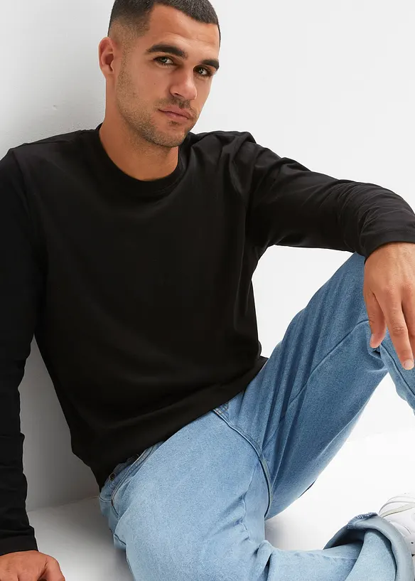 Maglia regular fit a maniche lunghe  (pacco da 2), bonprix