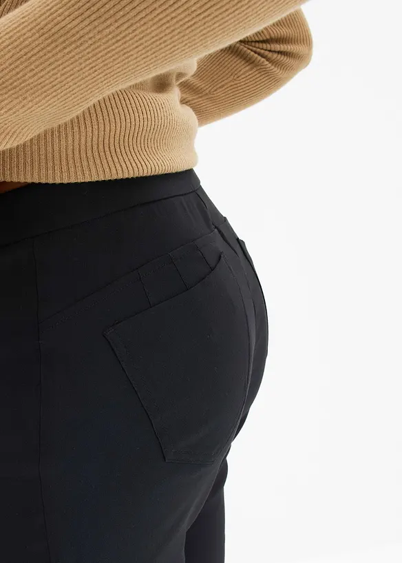 Pantaloni in bengalina elasticizzata, bonprix