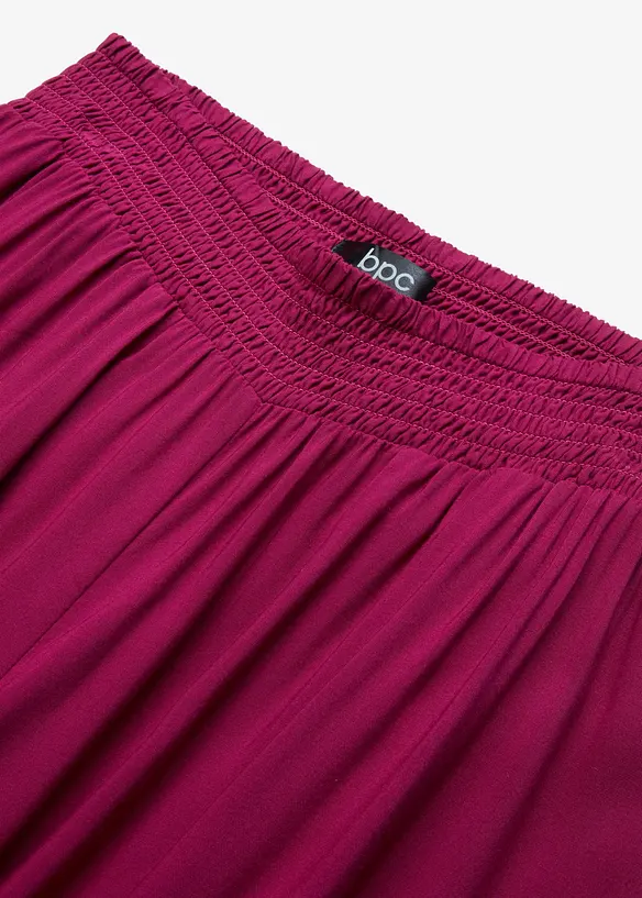 Pantaloni culotte al polpaccio in viscosa, bonprix