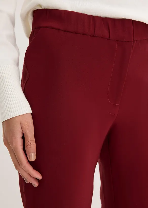 Pantaloni in bengalina elasticizzata, bonprix