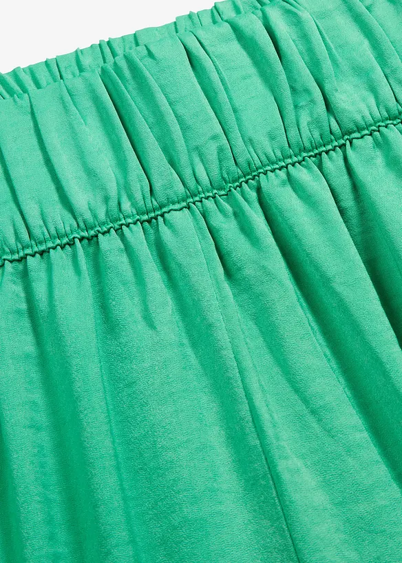 Pantaloni a palazzo fluenti con cinta comoda a vita alta, bonprix