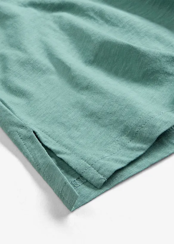 Maglia con bottoncini in puro cotone biologico, bonprix