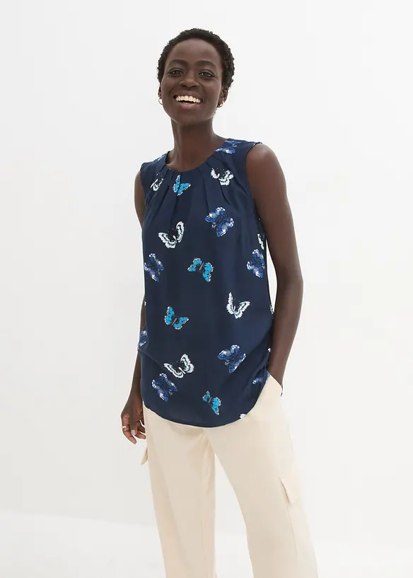 Top in viscosa fluente, bonprix