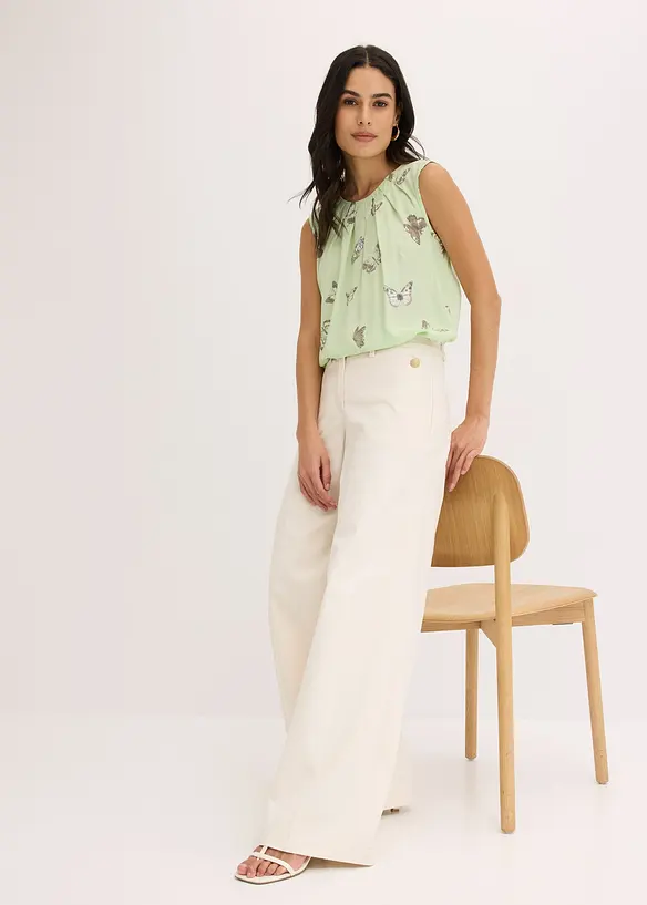 Top in viscosa fluente, bonprix