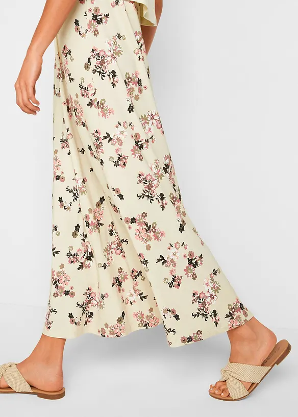 Abito lungo in maglina di viscosa fine, bonprix