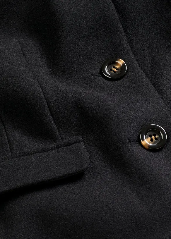 Cappotto lungo in simil lana, bonprix