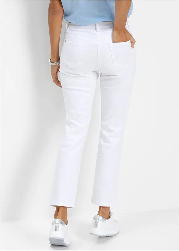 Pantaloni cropped elasticizzati, bonprix