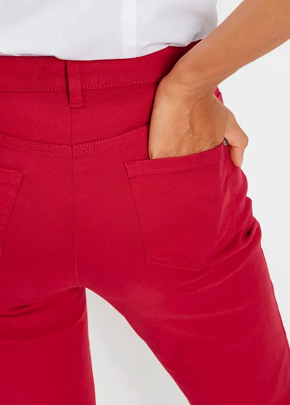 Pantaloni cropped elasticizzati, bonprix