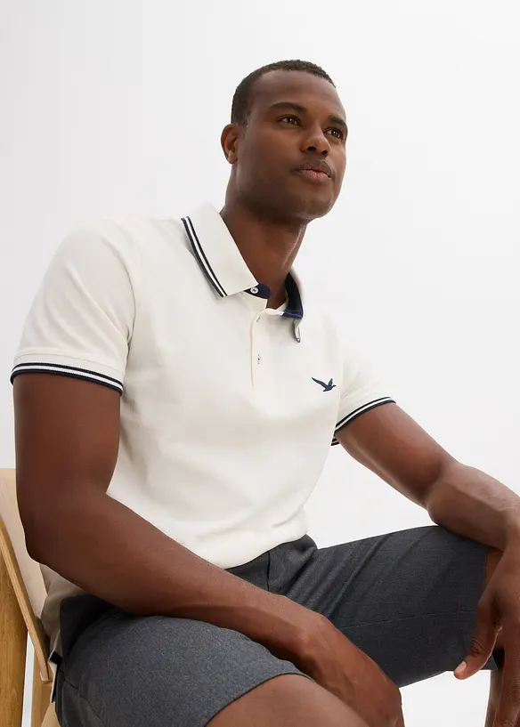 Polo in piquet di puro cotone, bonprix