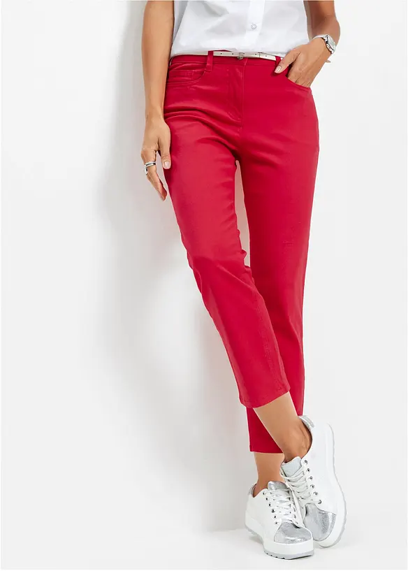 Pantaloni cropped elasticizzati, bonprix
