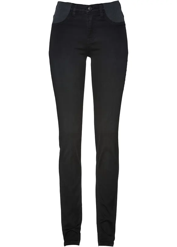 Jeans skinny elasticizzati, vita media, bonprix