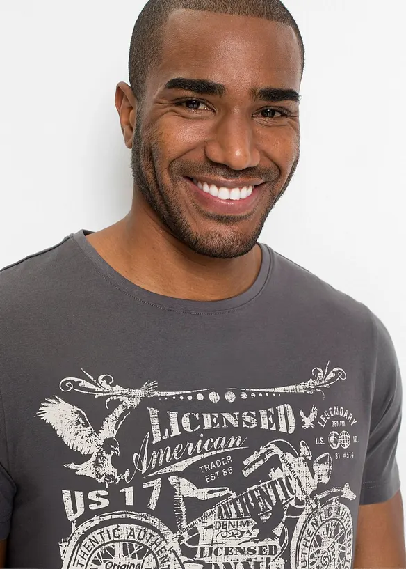 T-shirt in puro cotone, bonprix