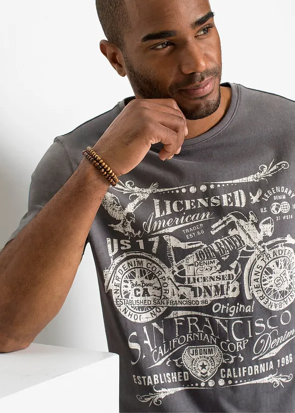 T-shirt in puro cotone, bonprix