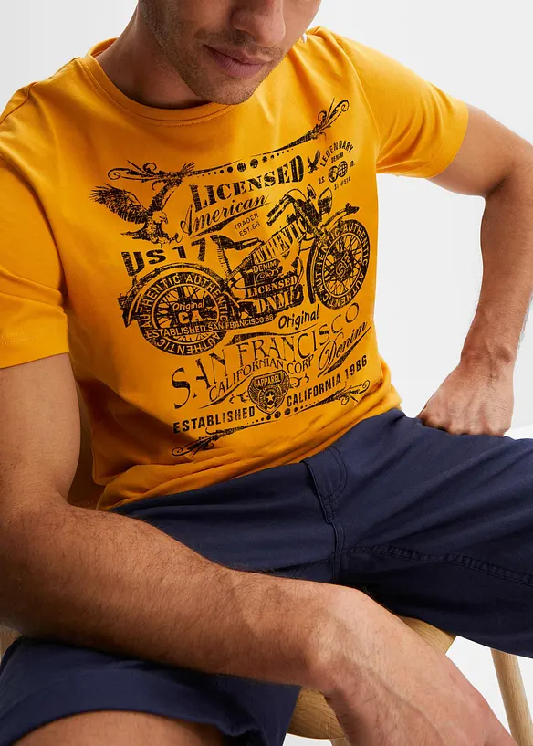 T-shirt in puro cotone, bonprix